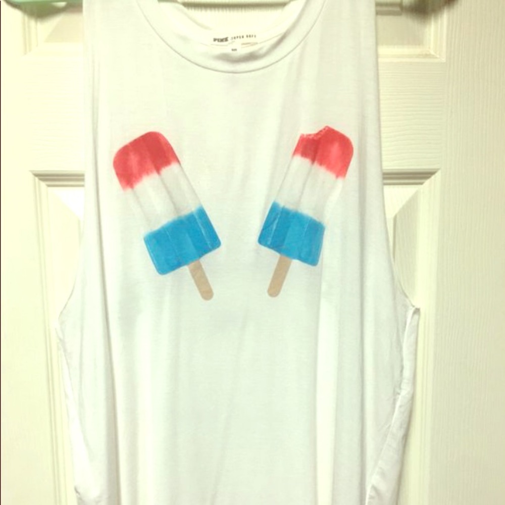 Pool side  oversized tank top